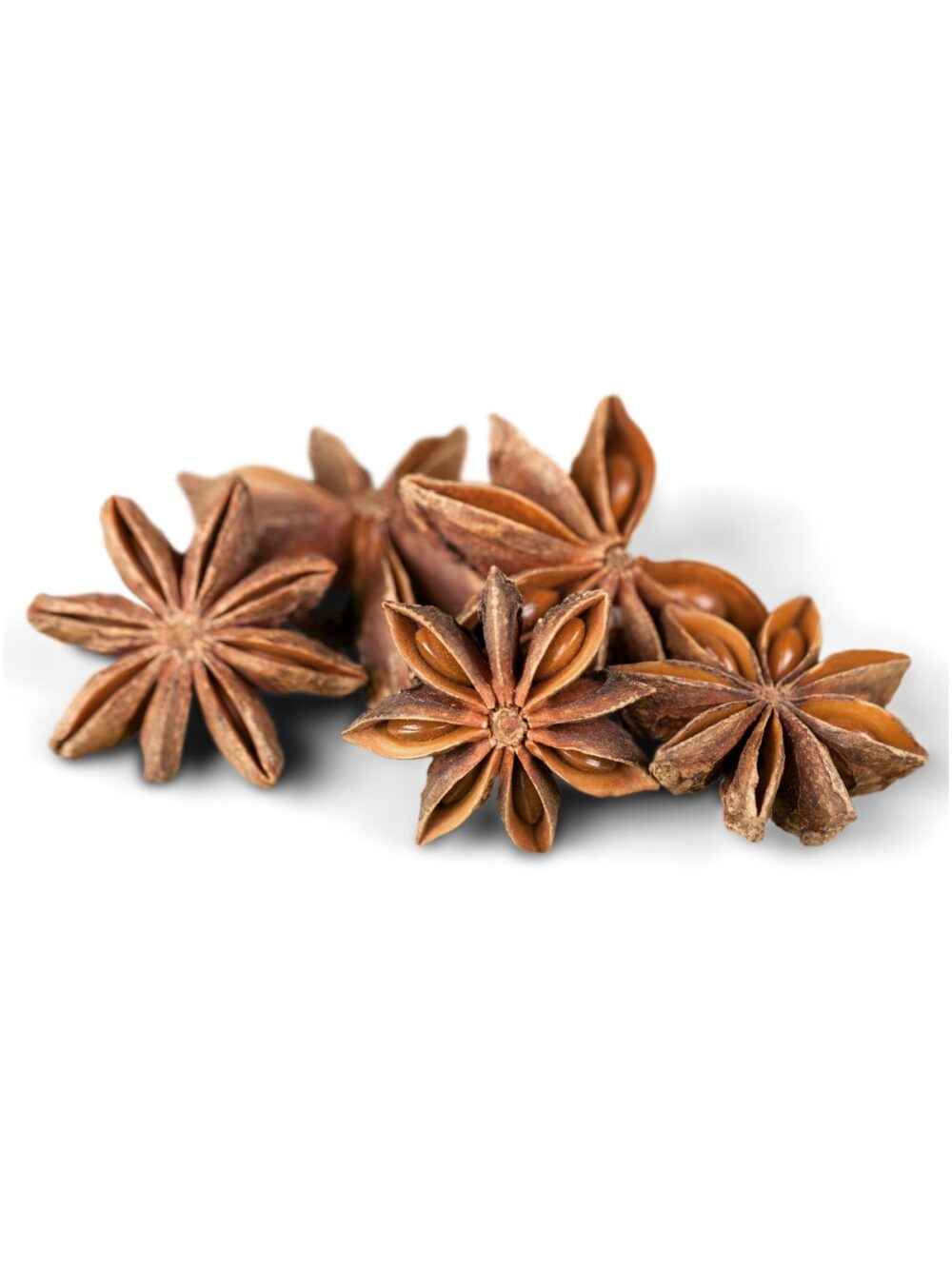 Anis étoilé séché en gros plan