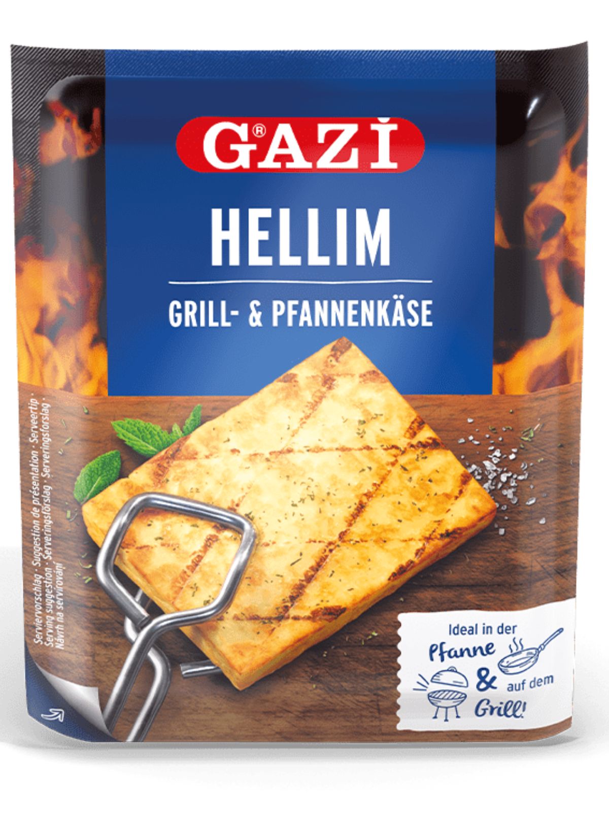 Fromage Halloumi Gazi Hellim 250g à griller, spécialité chypriote pour barbecue et poêle